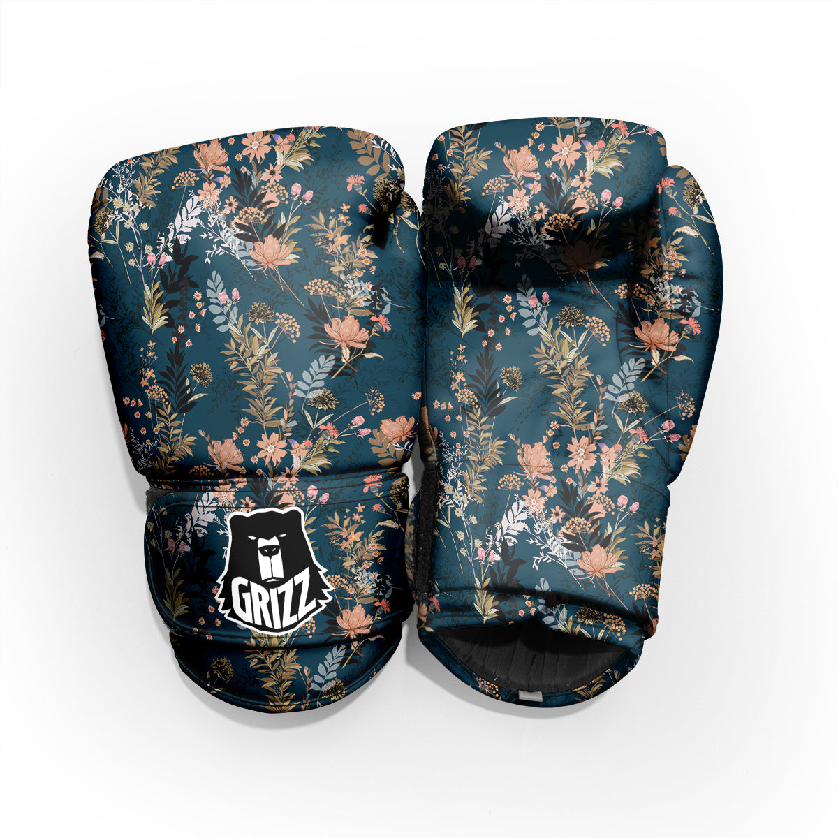 Autumn Vintage Print Pattern Pro Boxing Glove