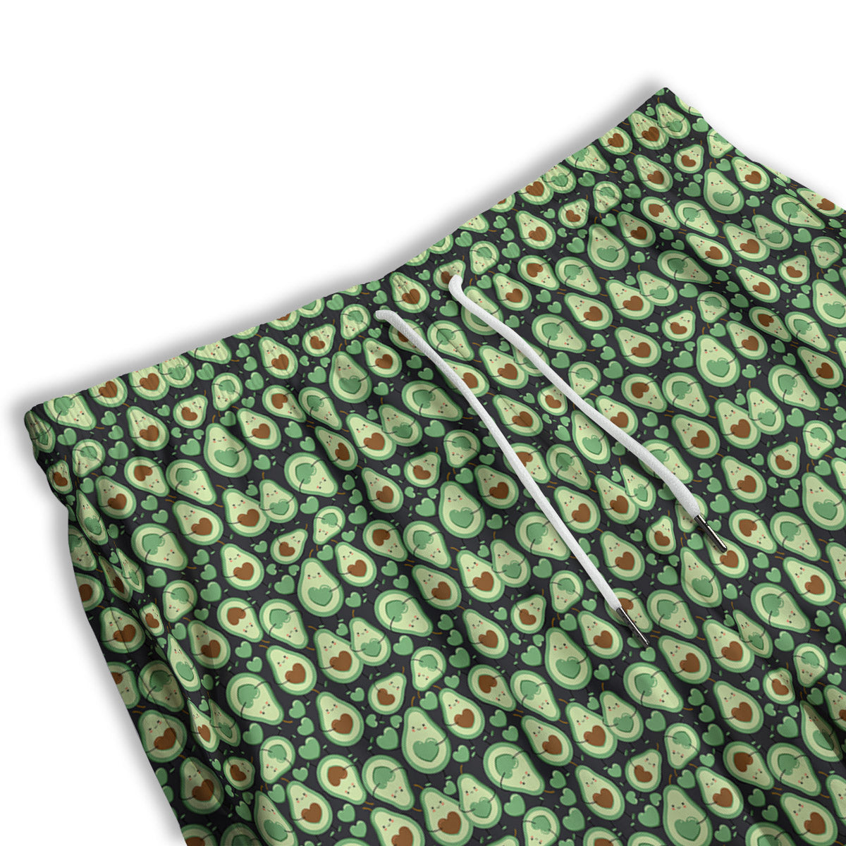 Avocado Cute Print Pattern Men's Athletic Shorts