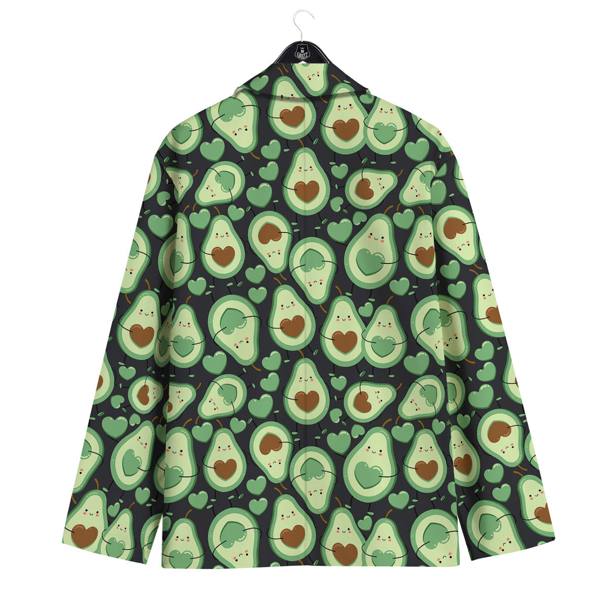 Avocado Cute Print Pattern Men's Sport Coat-grizzshop
