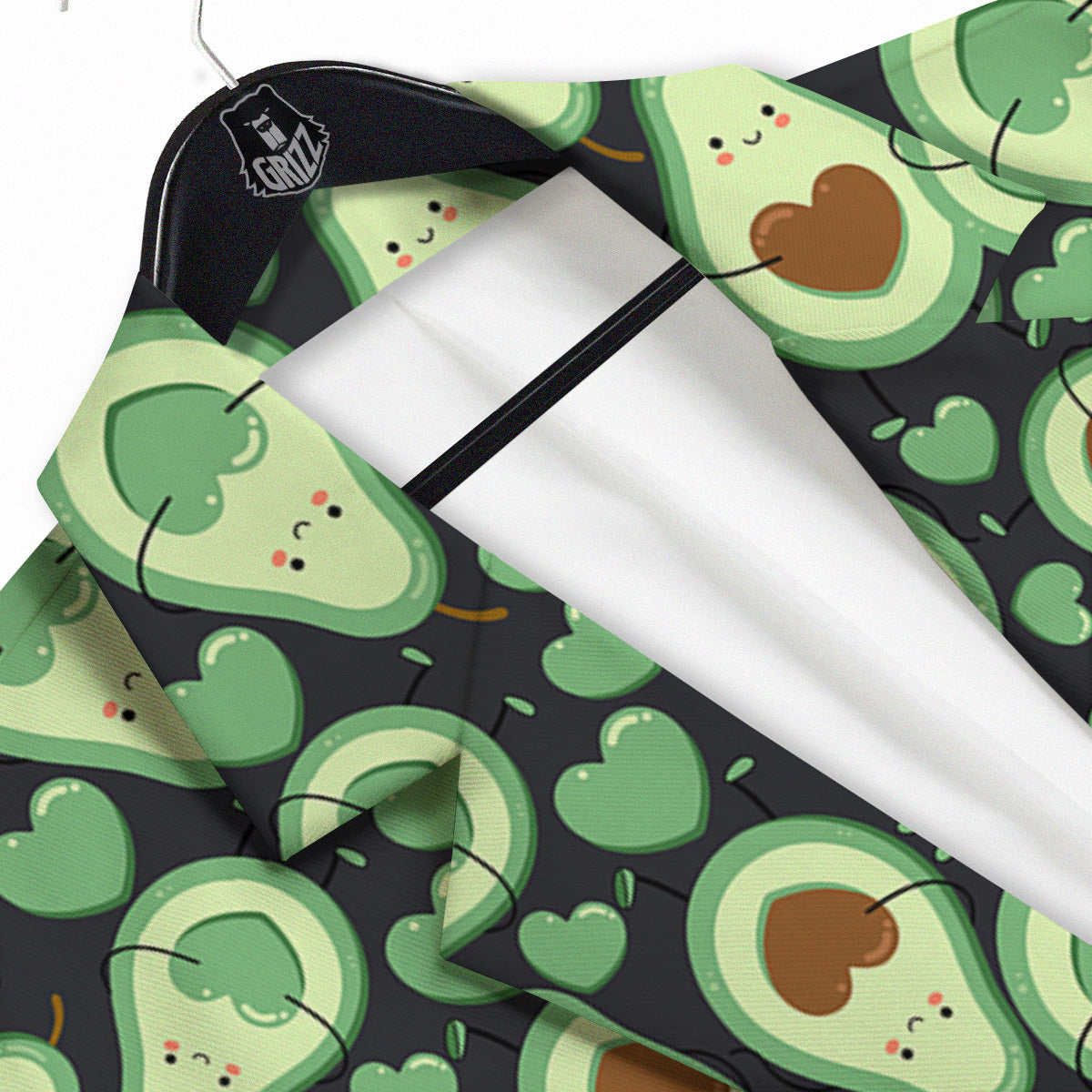 Avocado Cute Print Pattern Men's Sport Coat-grizzshop