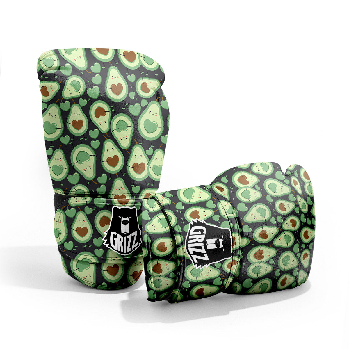 Avocado Cute Print Pattern Pro Boxing Glove