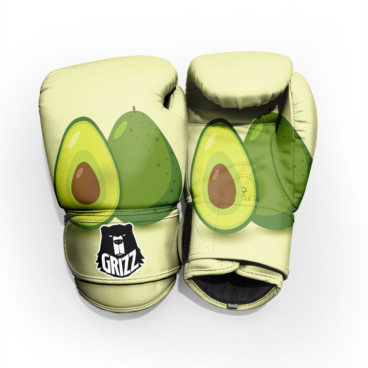 Avocado Green Print Pro Boxing Glove