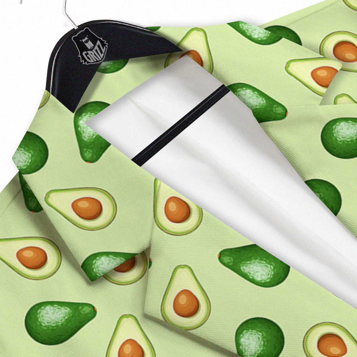 Avocado Half Cut Print Men's Sport Coat-grizzshop