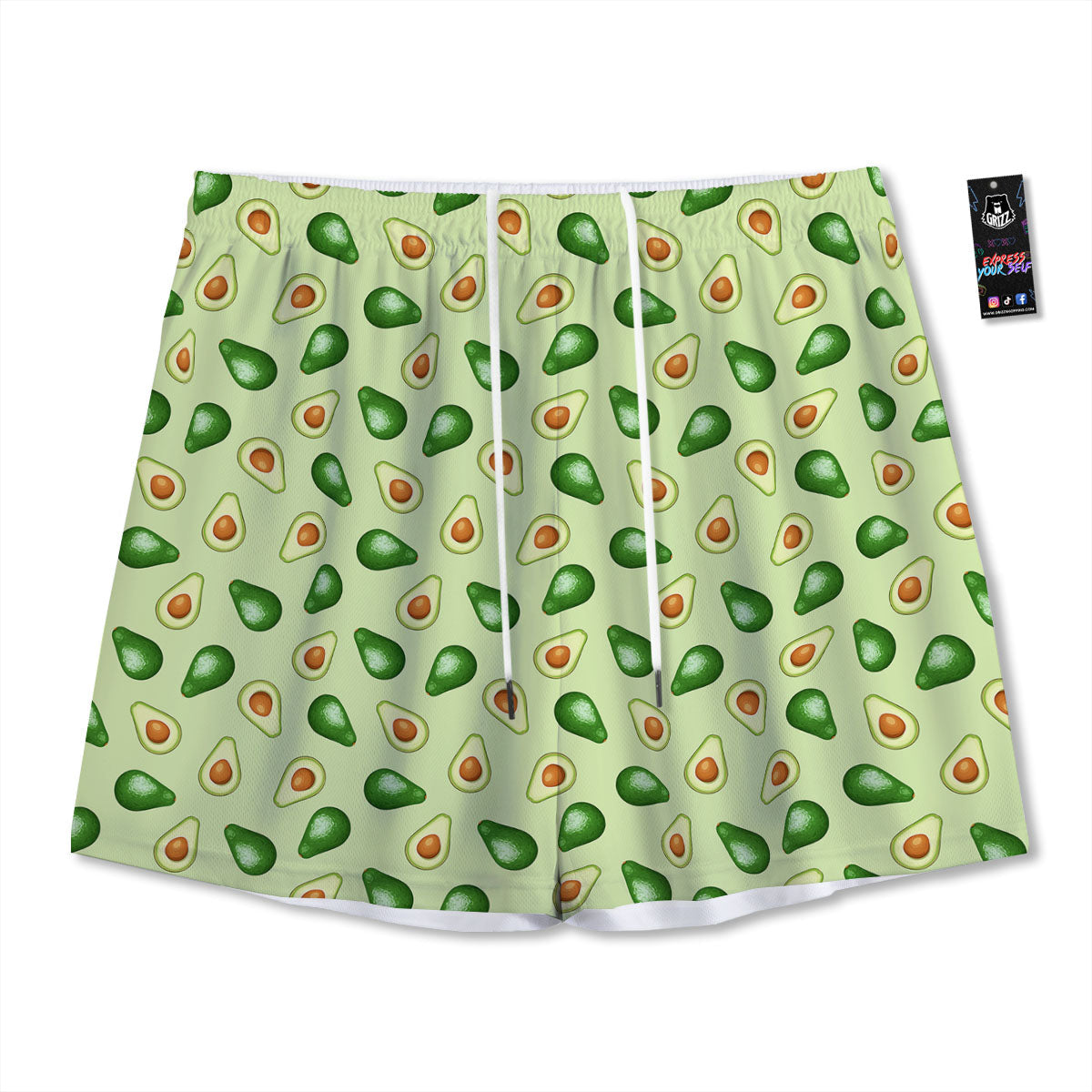 Breaking Wall Golf Ball Print Mesh Shorts