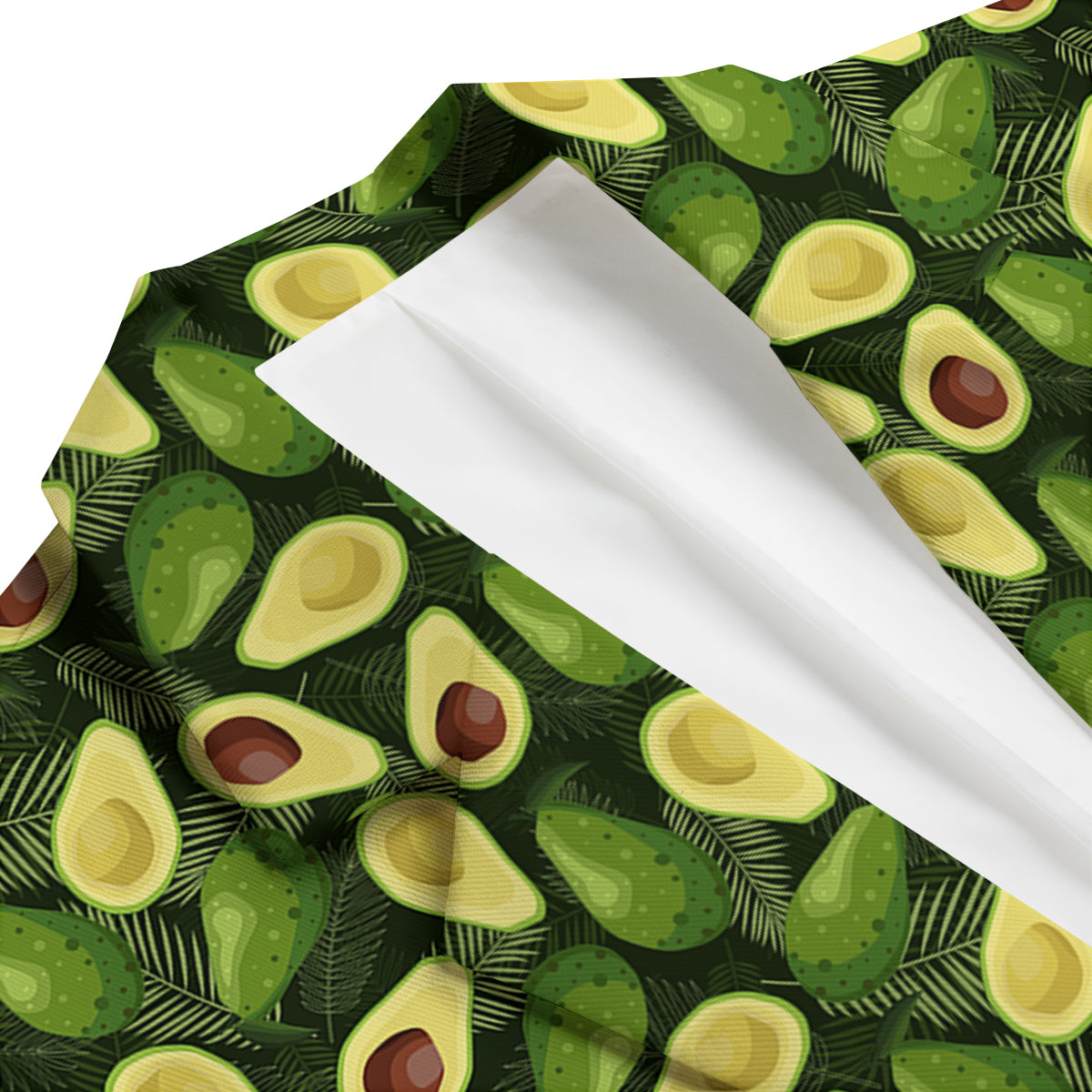 Avocado Half Cut Print Pattern Men's Blazer-grizzshop
