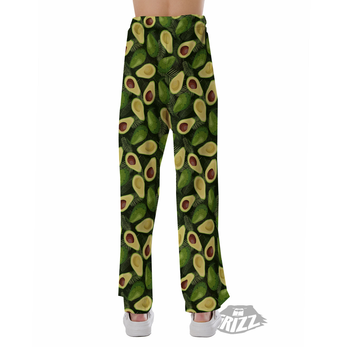Avocado Half Cut Print Pattern Pajama Pants-grizzshop