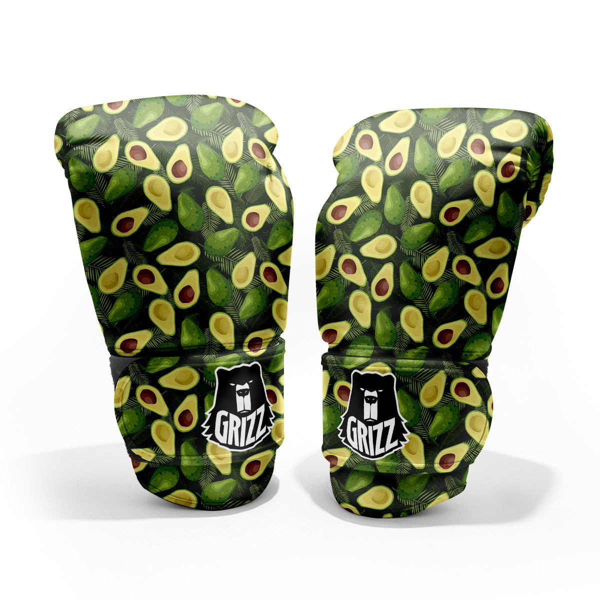 Avocado Half Cut Print Pattern Pro Boxing Glove