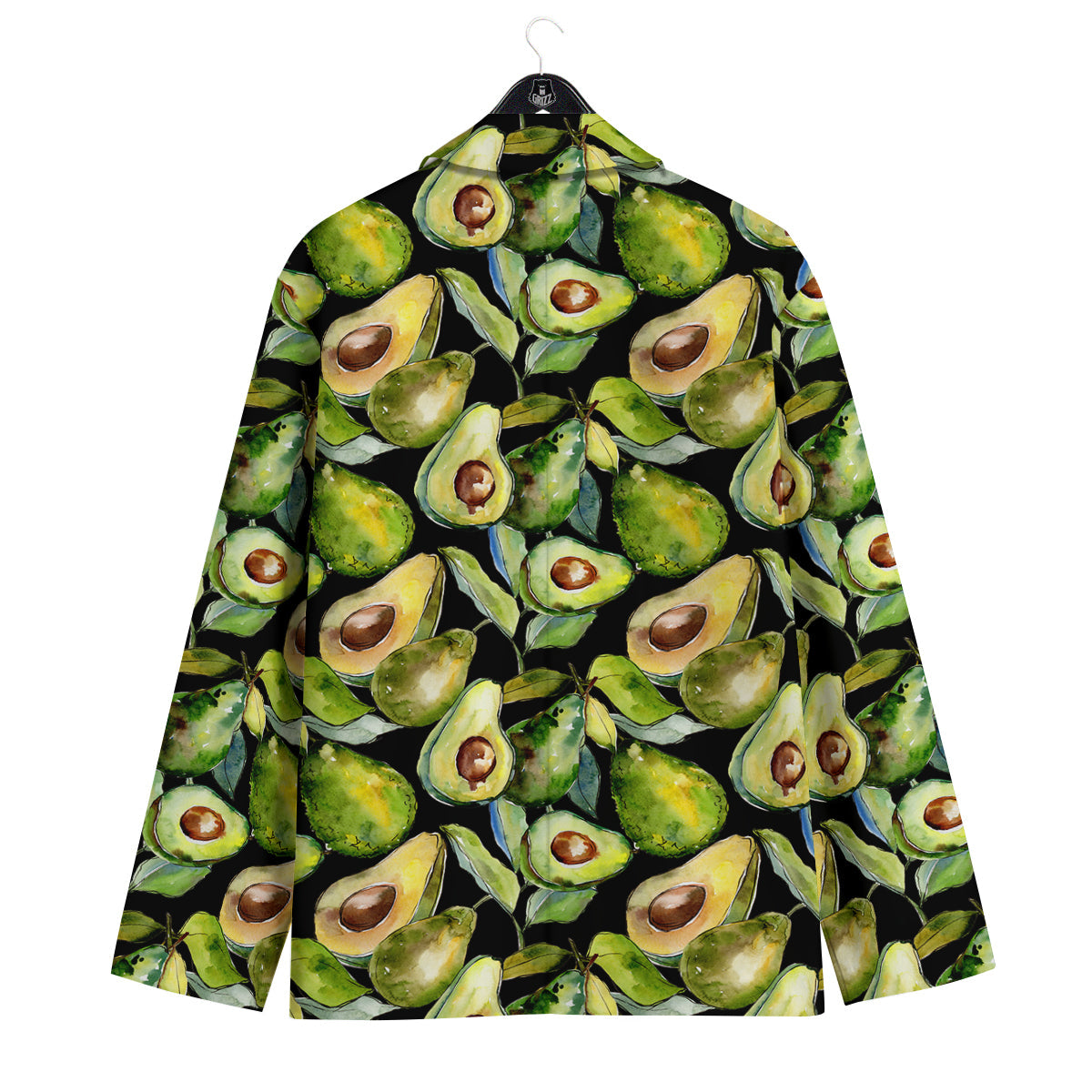 Avocado Watercolor Print Pattern Men's Sport Coat-grizzshop