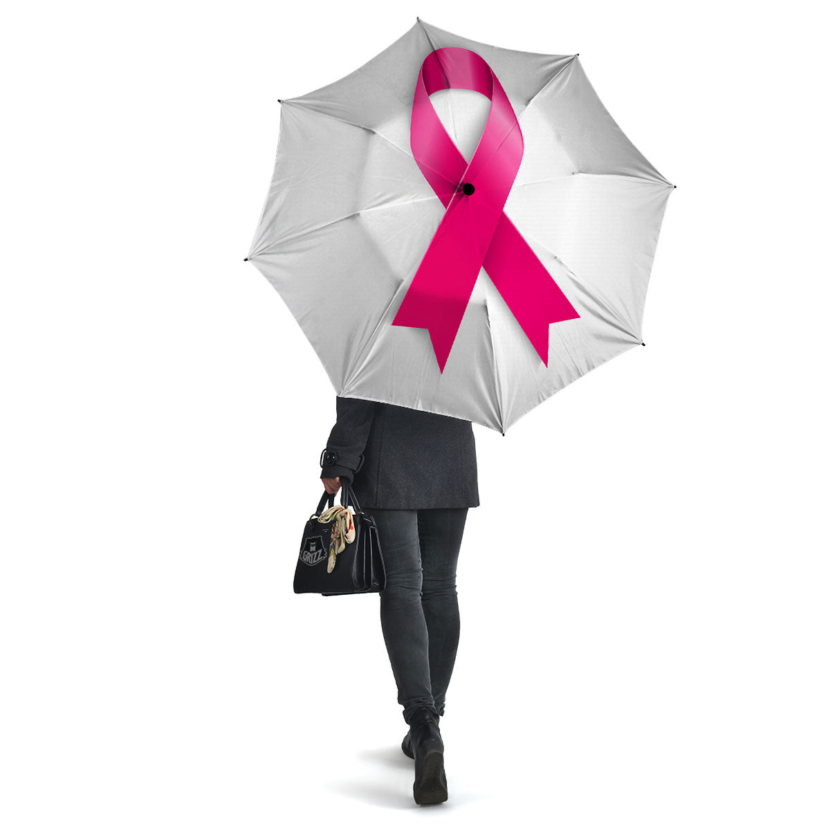 Awareness Ribbons Cancer Print Umbrella-grizzshop
