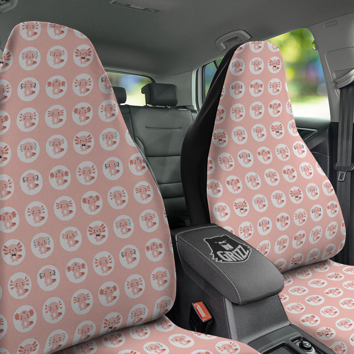 Axolotl Baby Print Pattern Car Seat Covers-grizzshop
