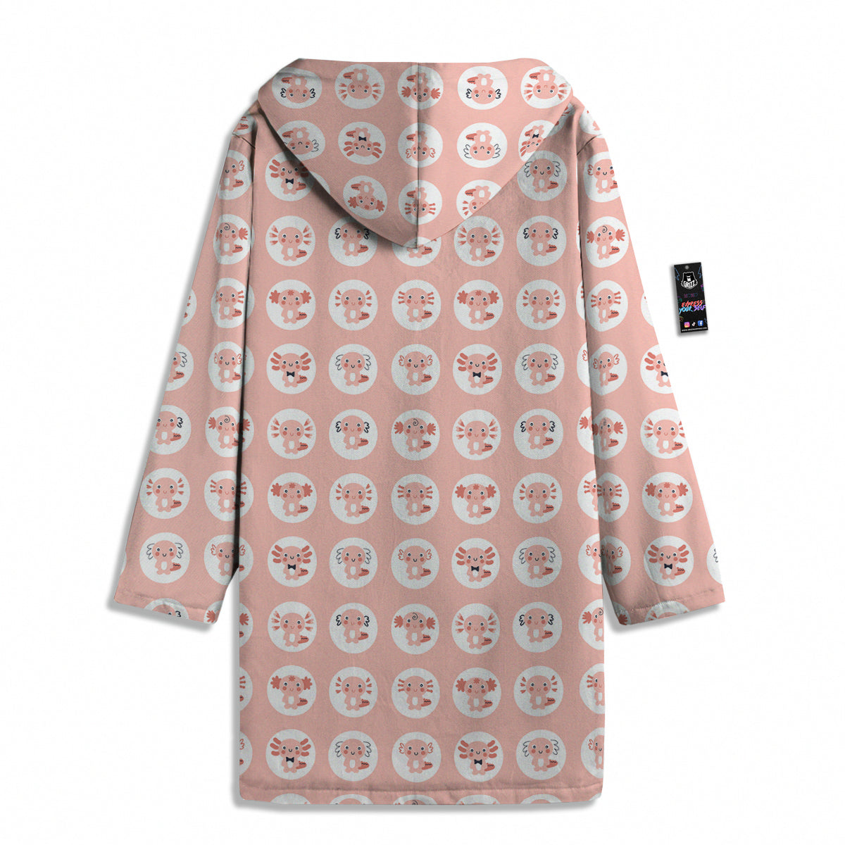 Axolotl Baby Print Pattern Men's Windbreaker Jacket-grizzshop