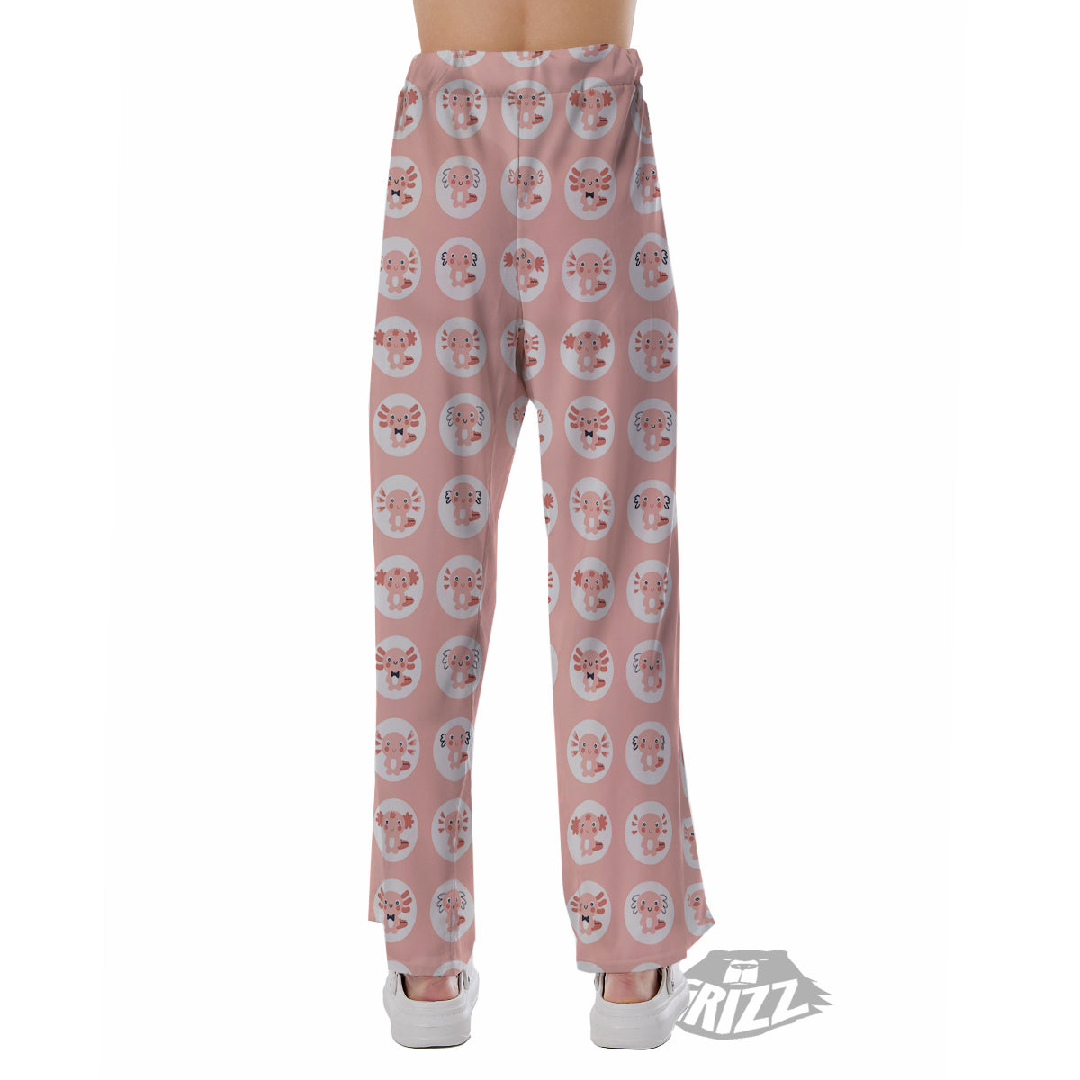 Axolotl Baby Print Pattern Pajama Pants-grizzshop