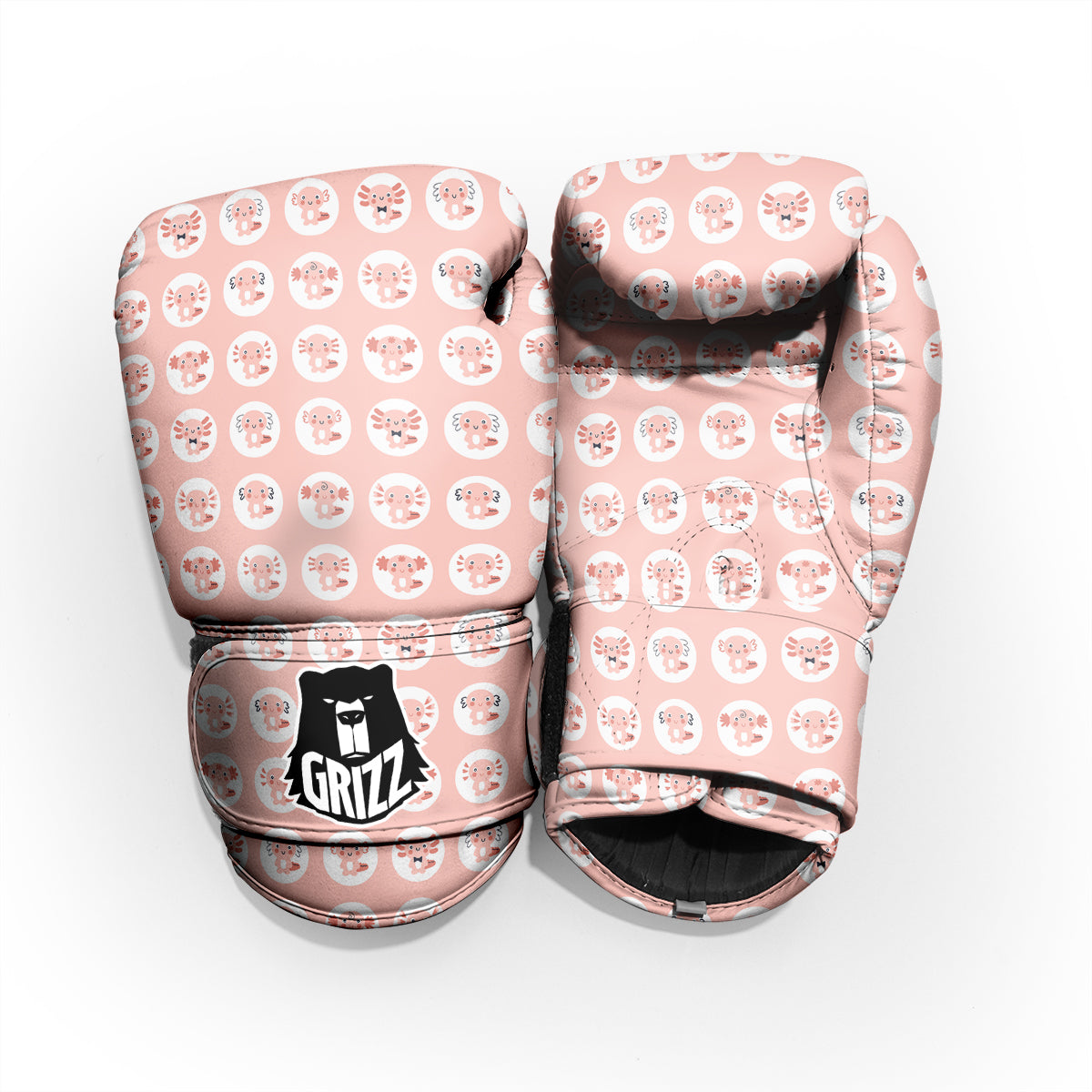 Axolotl Baby Print Pattern Pro Boxing Glove
