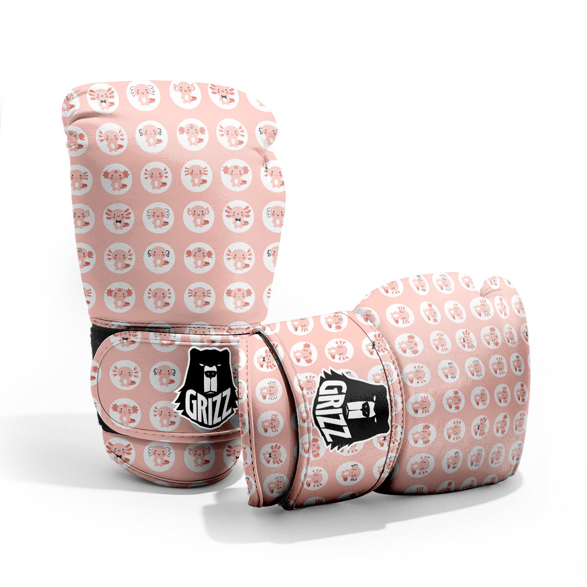 Axolotl Baby Print Pattern Pro Boxing Glove