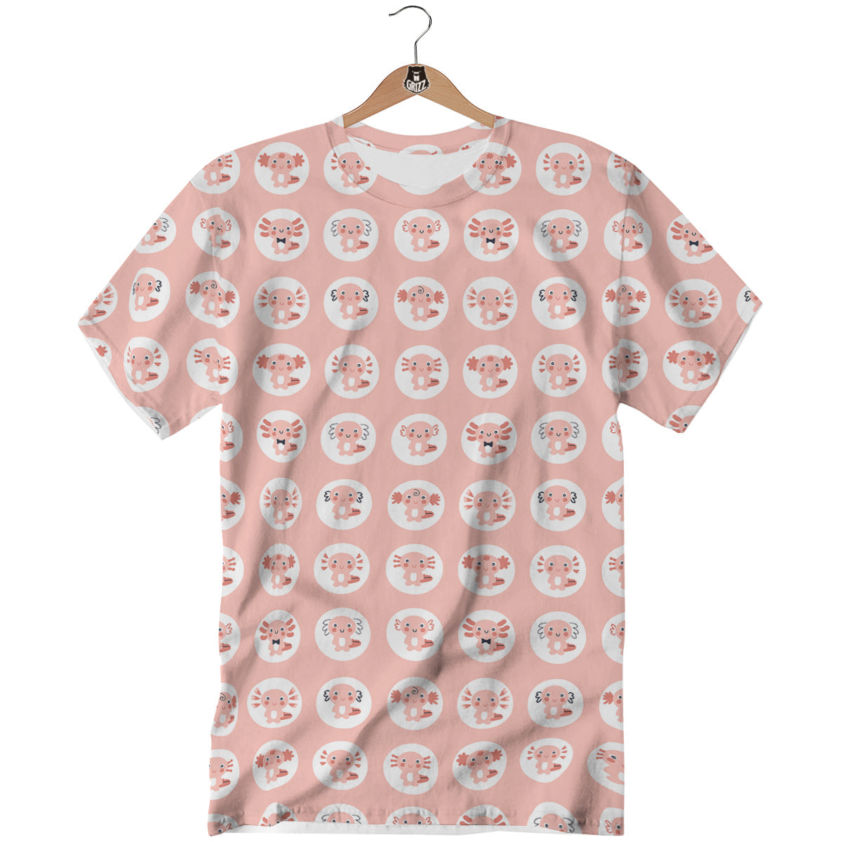 Axolotl Baby Print Pattern T-Shirt-grizzshop