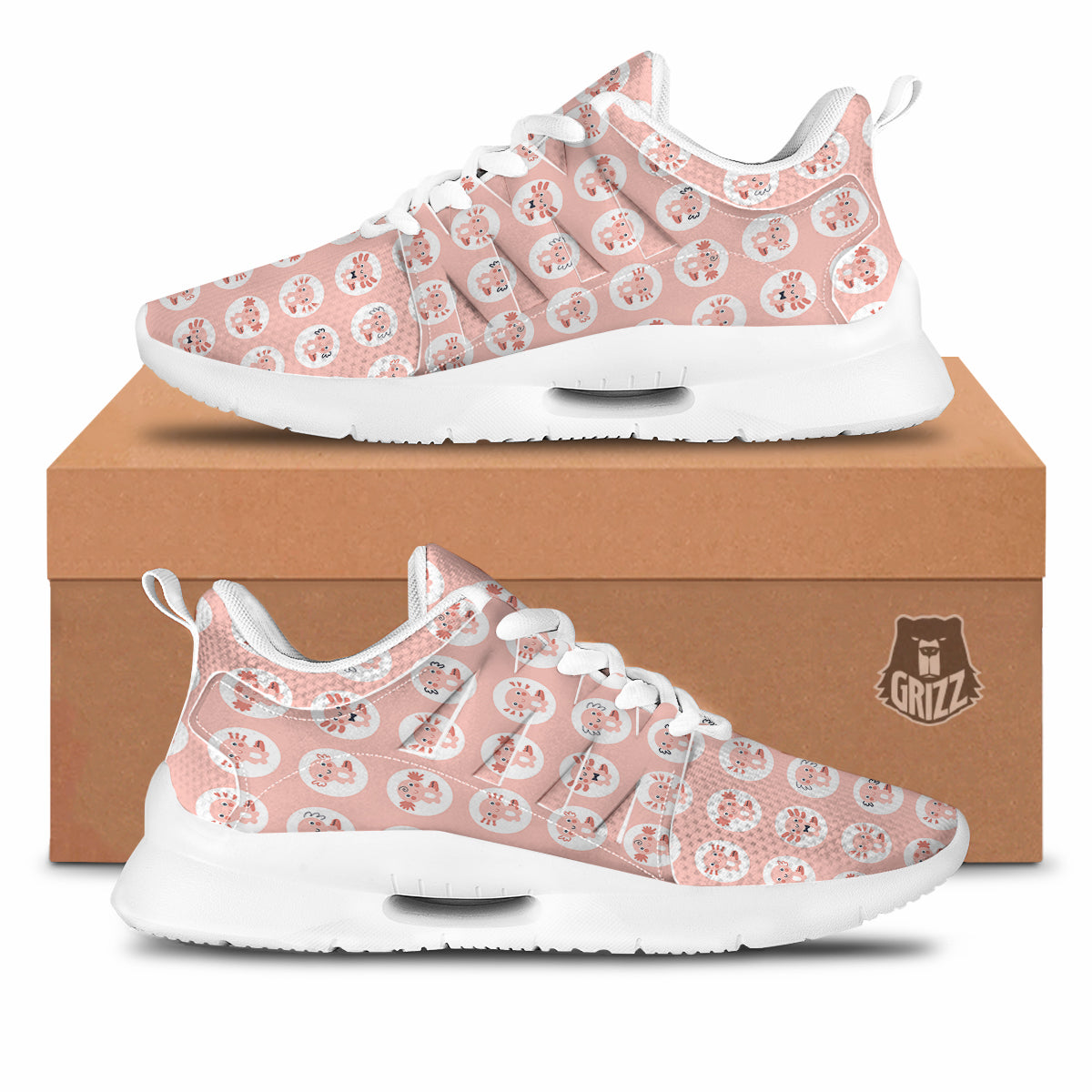 Axolotl Baby Print Pattern Tennis Shoes-grizzshop