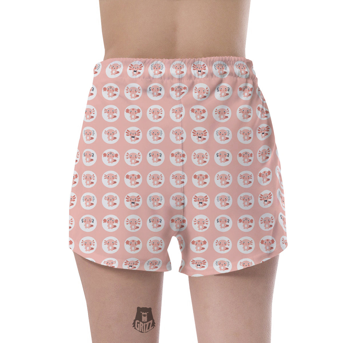 Axolotl Baby Print Pattern Women's Shorts-grizzshop