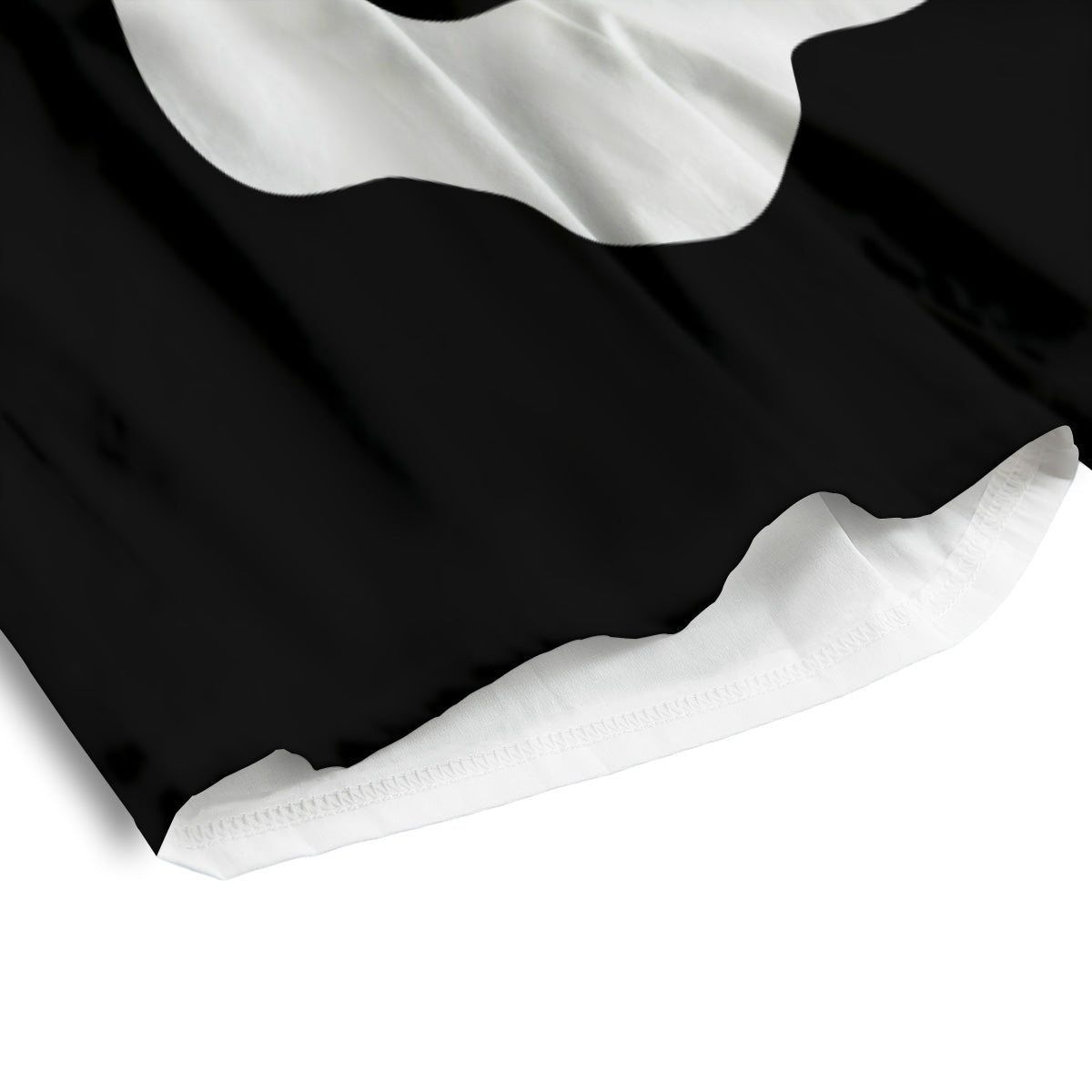 Axolotl White And Black Print Men's Athletic Shorts