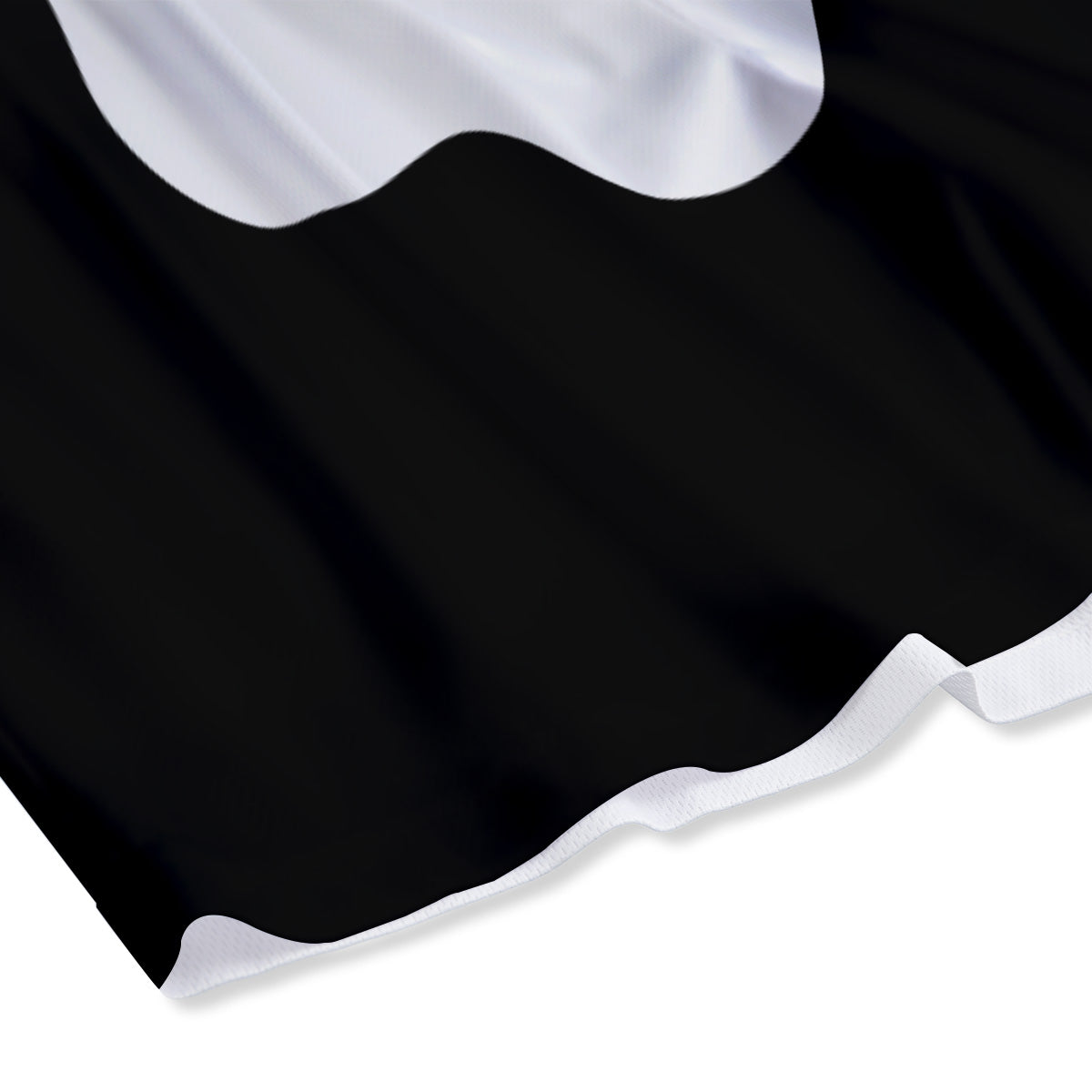 Buffalo Check Dark Grey And Black Print Mesh Shorts