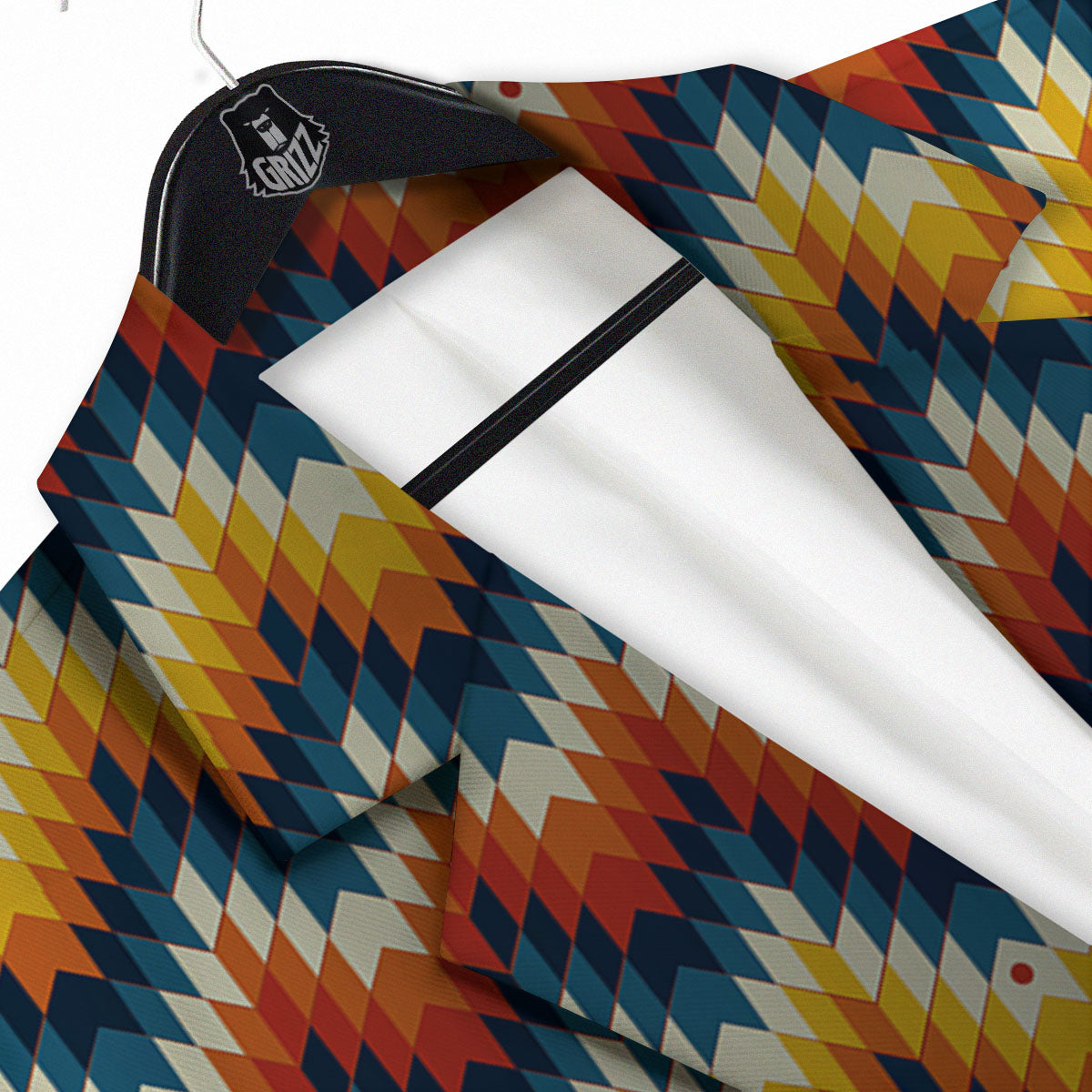 Aztec American Print Pattern Men's Sport Coat-grizzshop