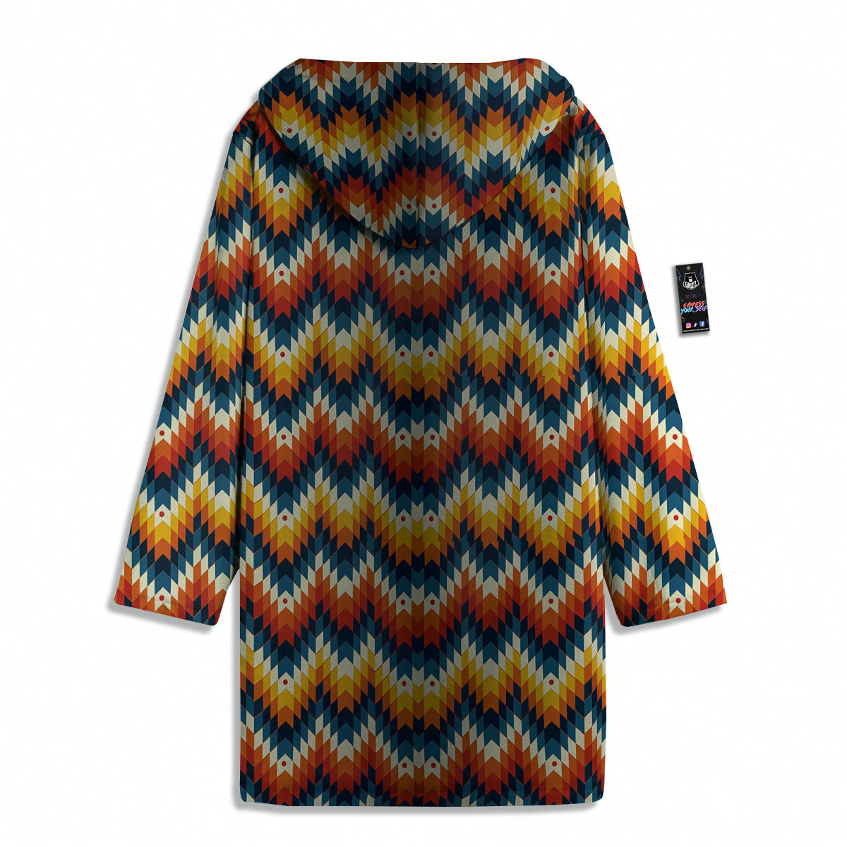 Aztec American Print Pattern Men's Windbreaker Jacket-grizzshop