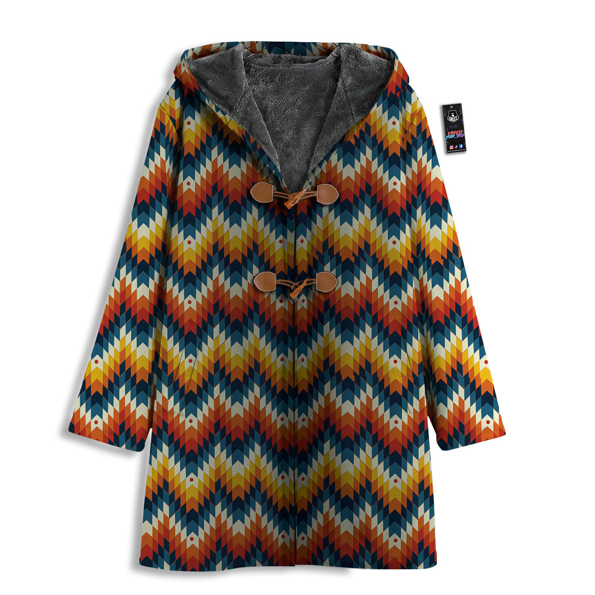 Aztec American Print Pattern Men's Windbreaker Jacket-grizzshop