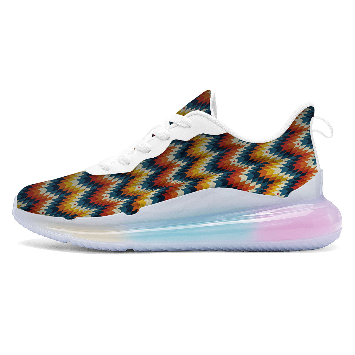Aztec American Print Pattern Running Sneakers-grizzshop
