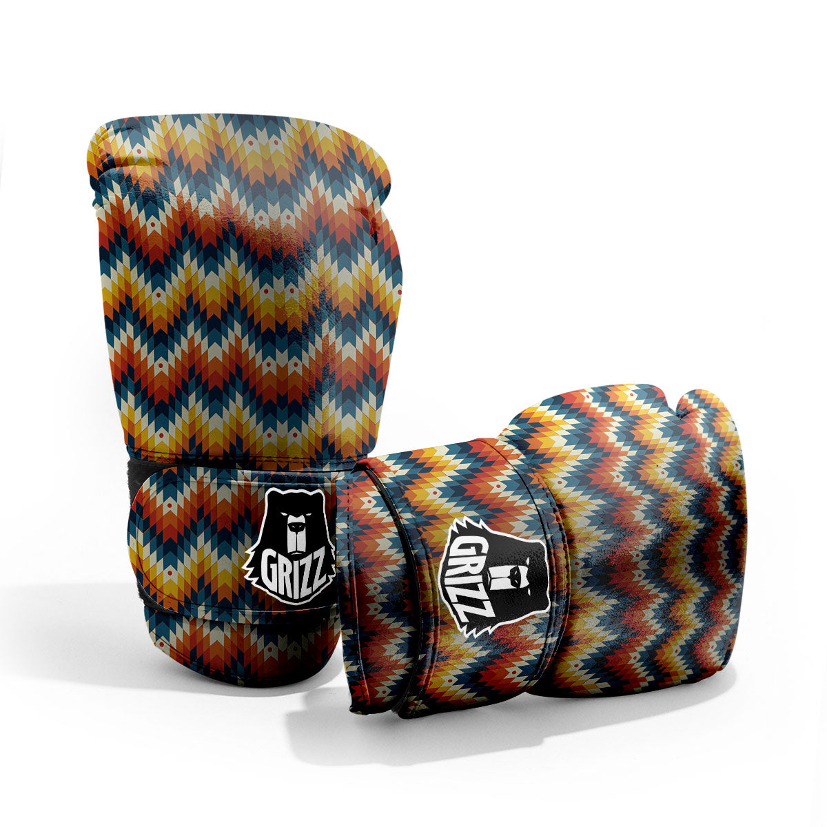 Aztec American Print Pattern Pro Boxing Glove