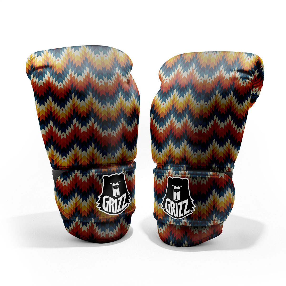 Aztec American Print Pattern Pro Boxing Glove