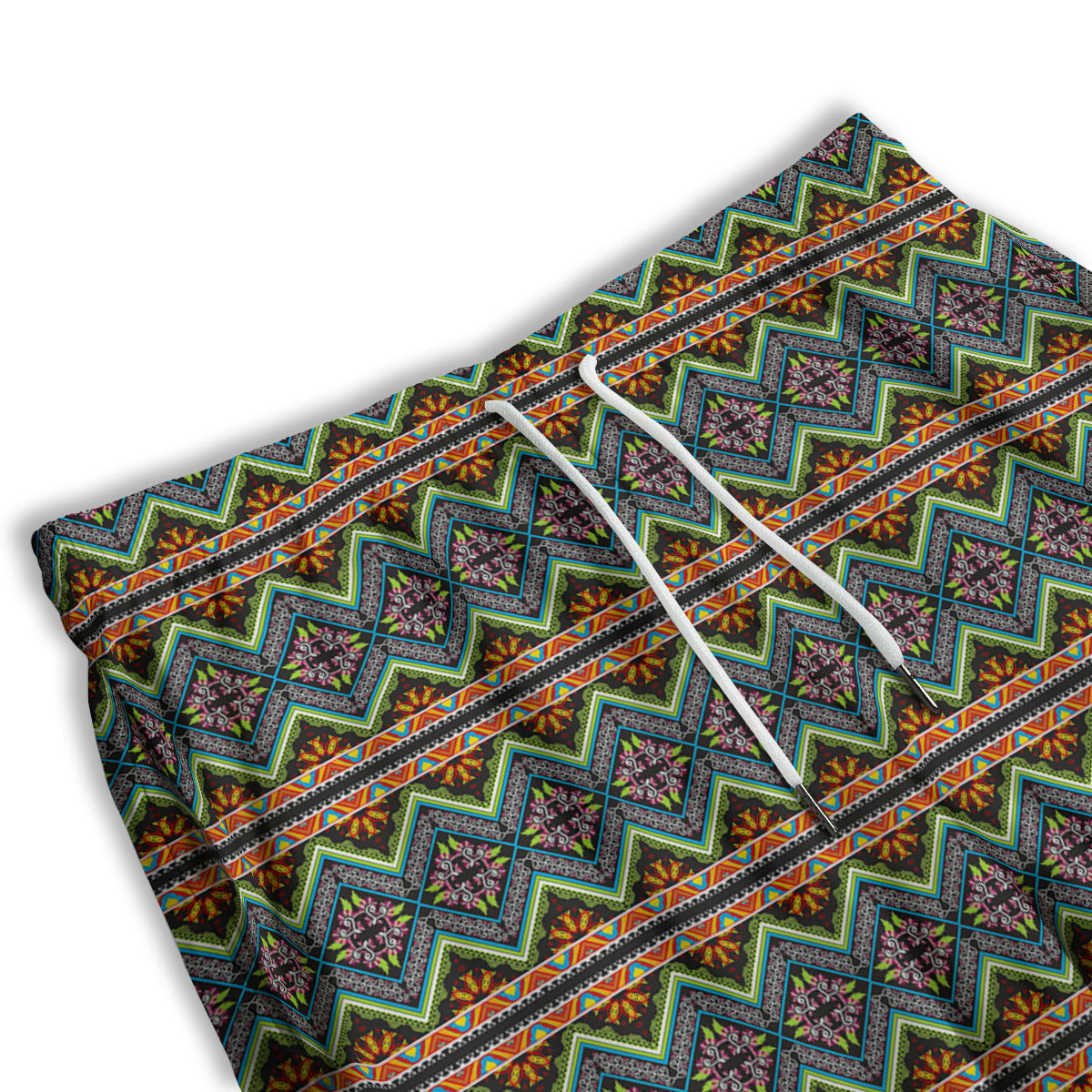 Aztec Boho Tribal Print Pattern Men's Athletic Shorts