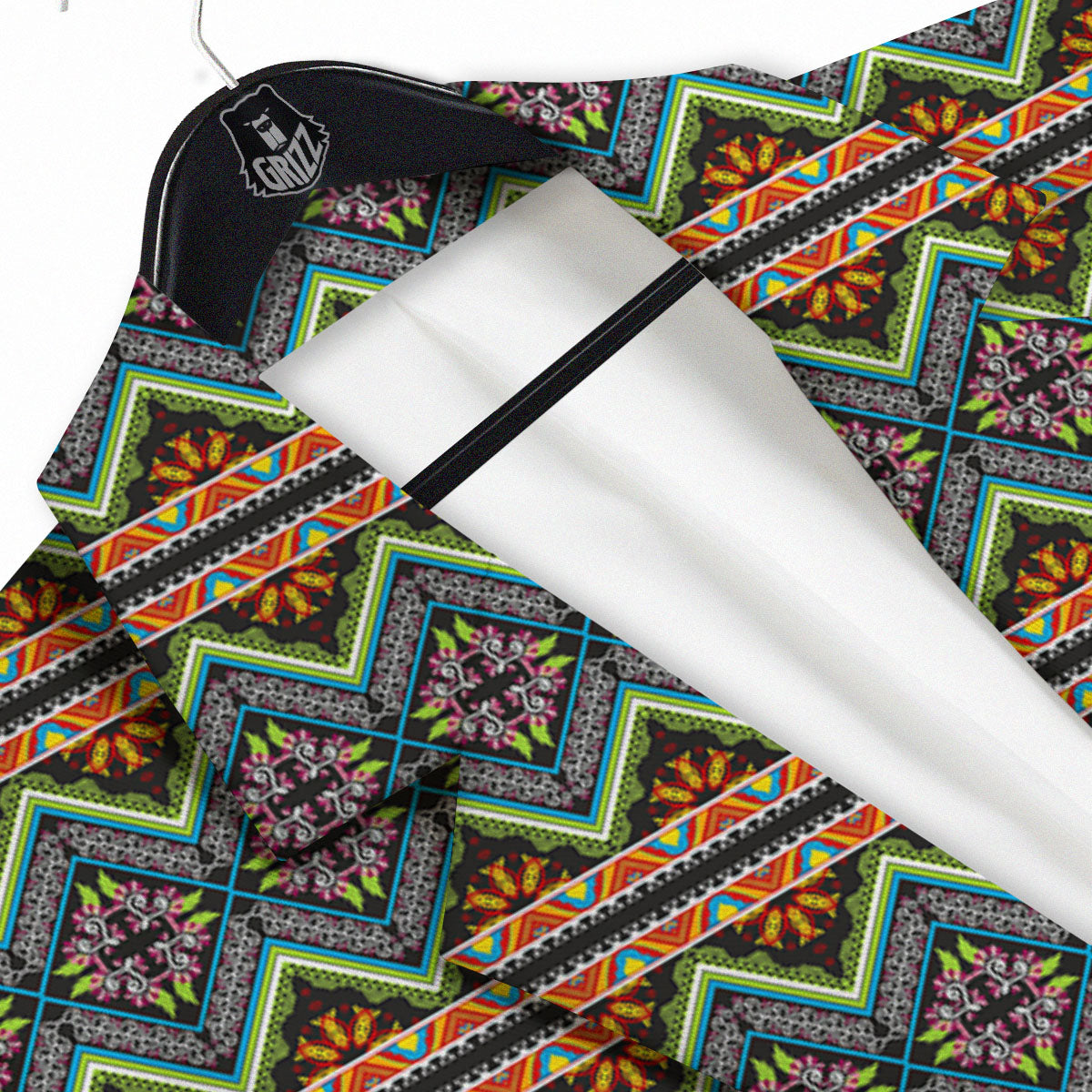 Aztec Boho Tribal Print Pattern Men's Sport Coat-grizzshop