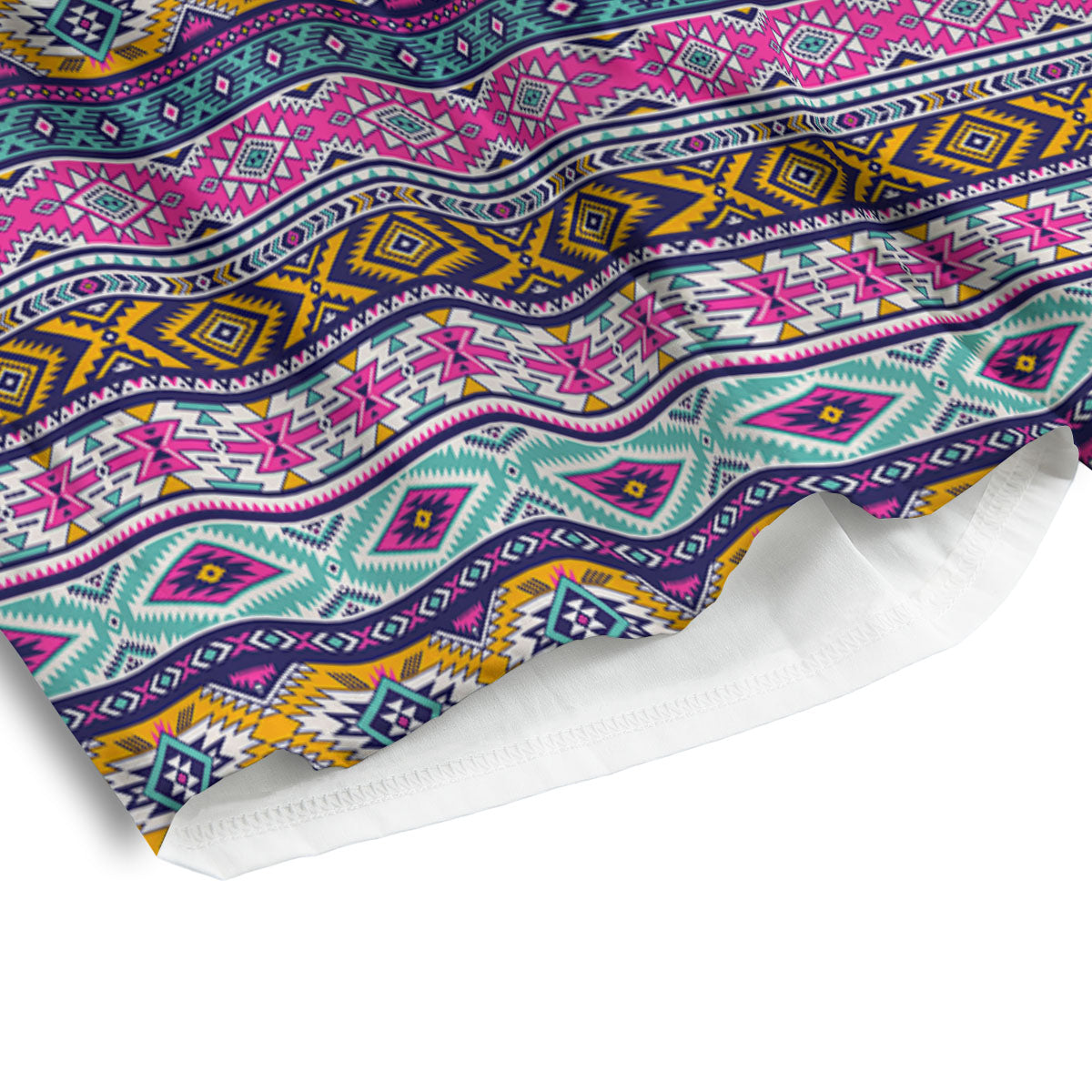 Aztec Bright Colors Print Pattern Men's Athletic Shorts
