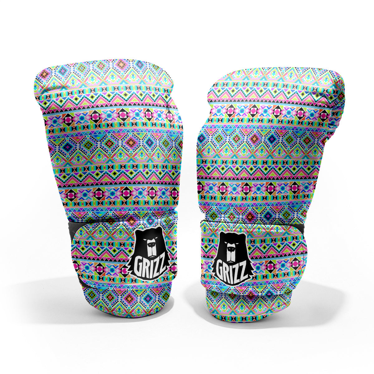 Aztec Colorful Print Pattern Pro Boxing Glove