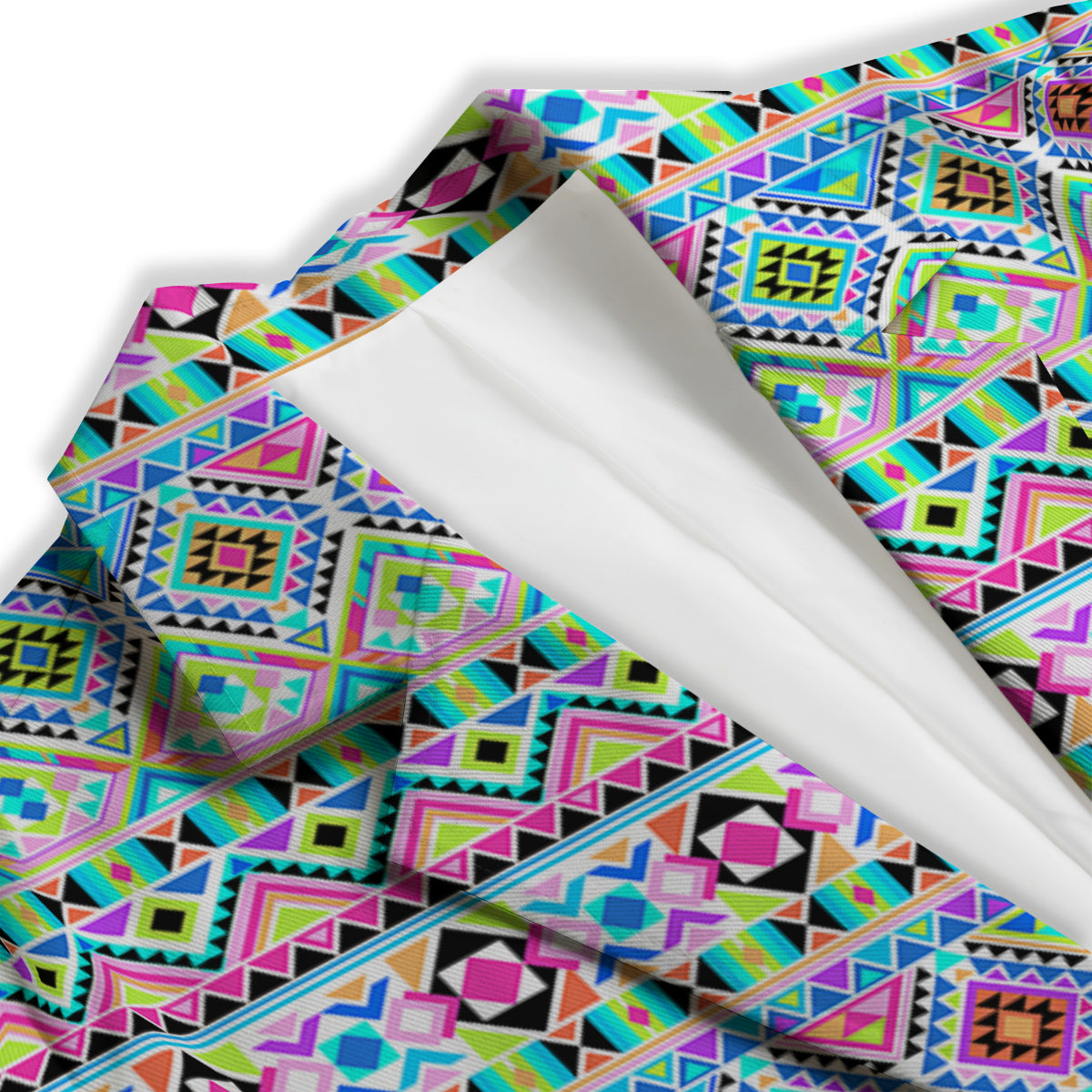 Aztec Colorful Print Pattern Women's Blazer-grizzshop