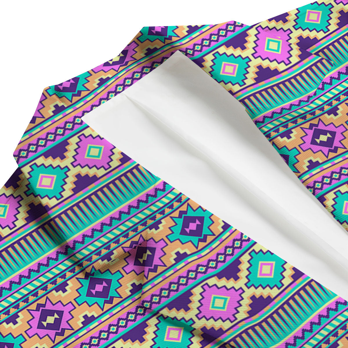 Aztec Neon Native Print Pattern Men's Blazer-grizzshop