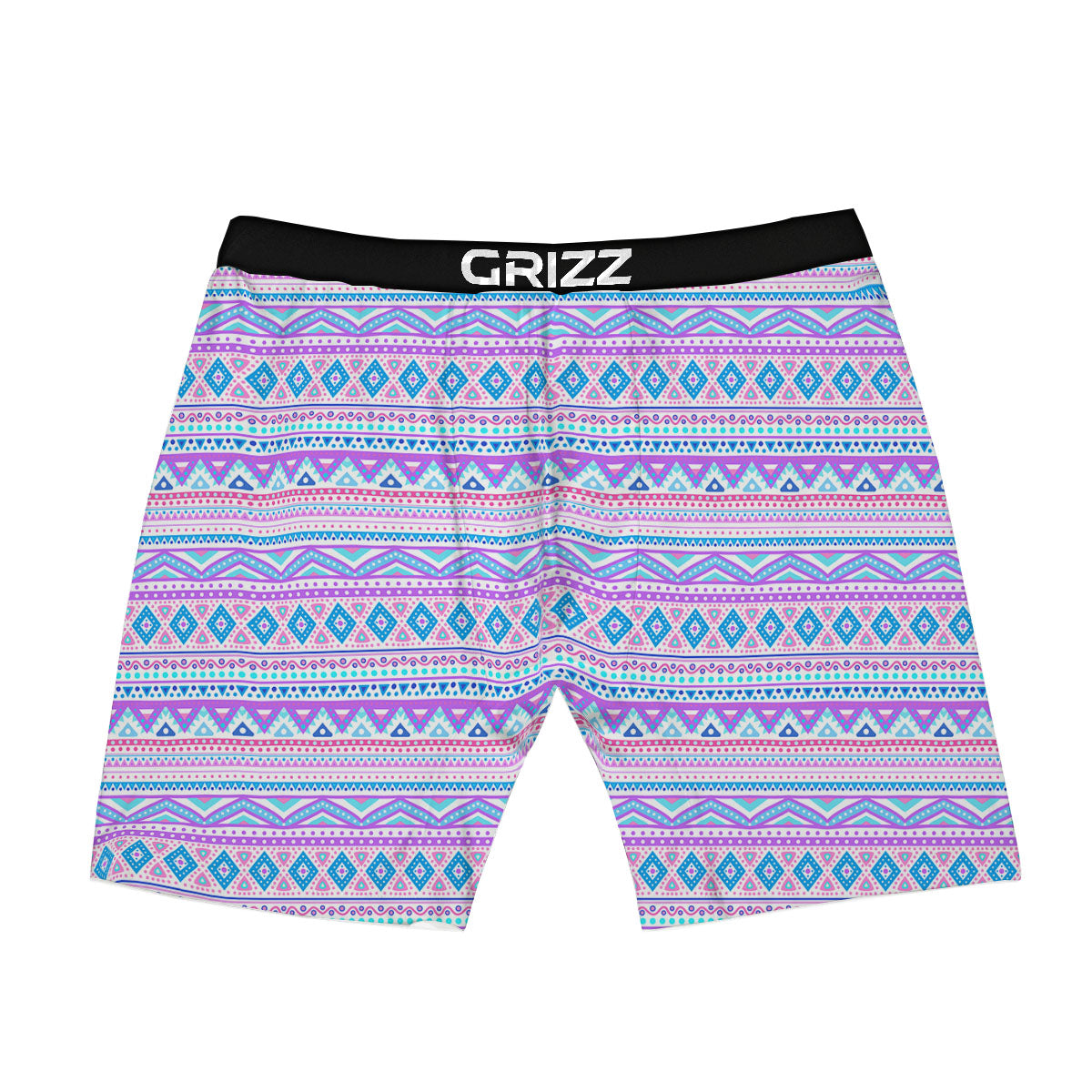 Aztec Pink And Pastel Print Pattern Boxer Briefs-grizzshop