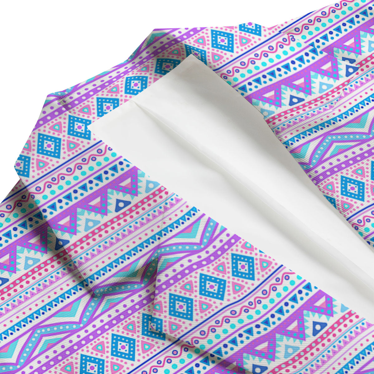 Aztec Pink And Pastel Print Pattern Men's Blazer-grizzshop