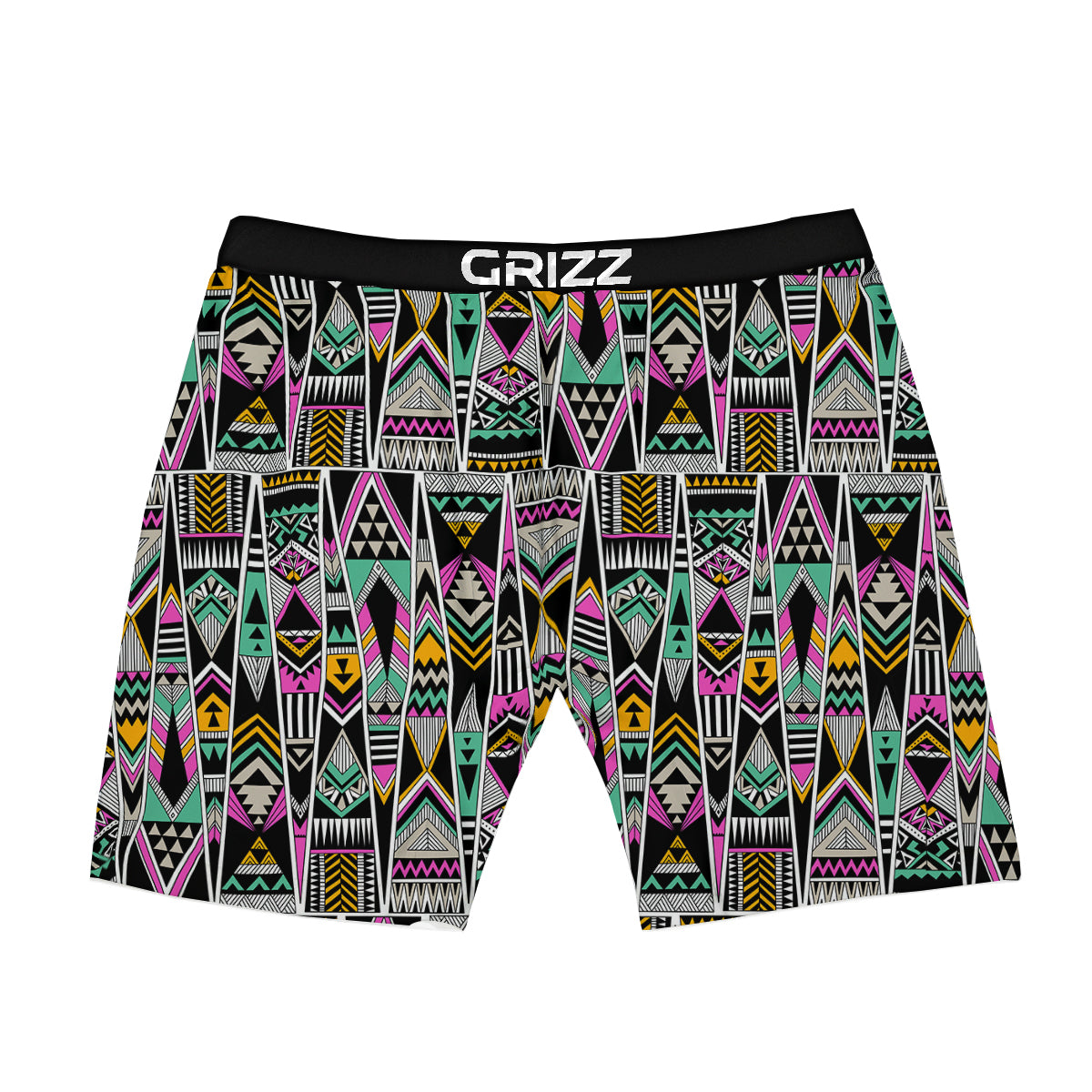 Aztec Tribal Vintage Print Pattern Boxer Briefs-grizzshop