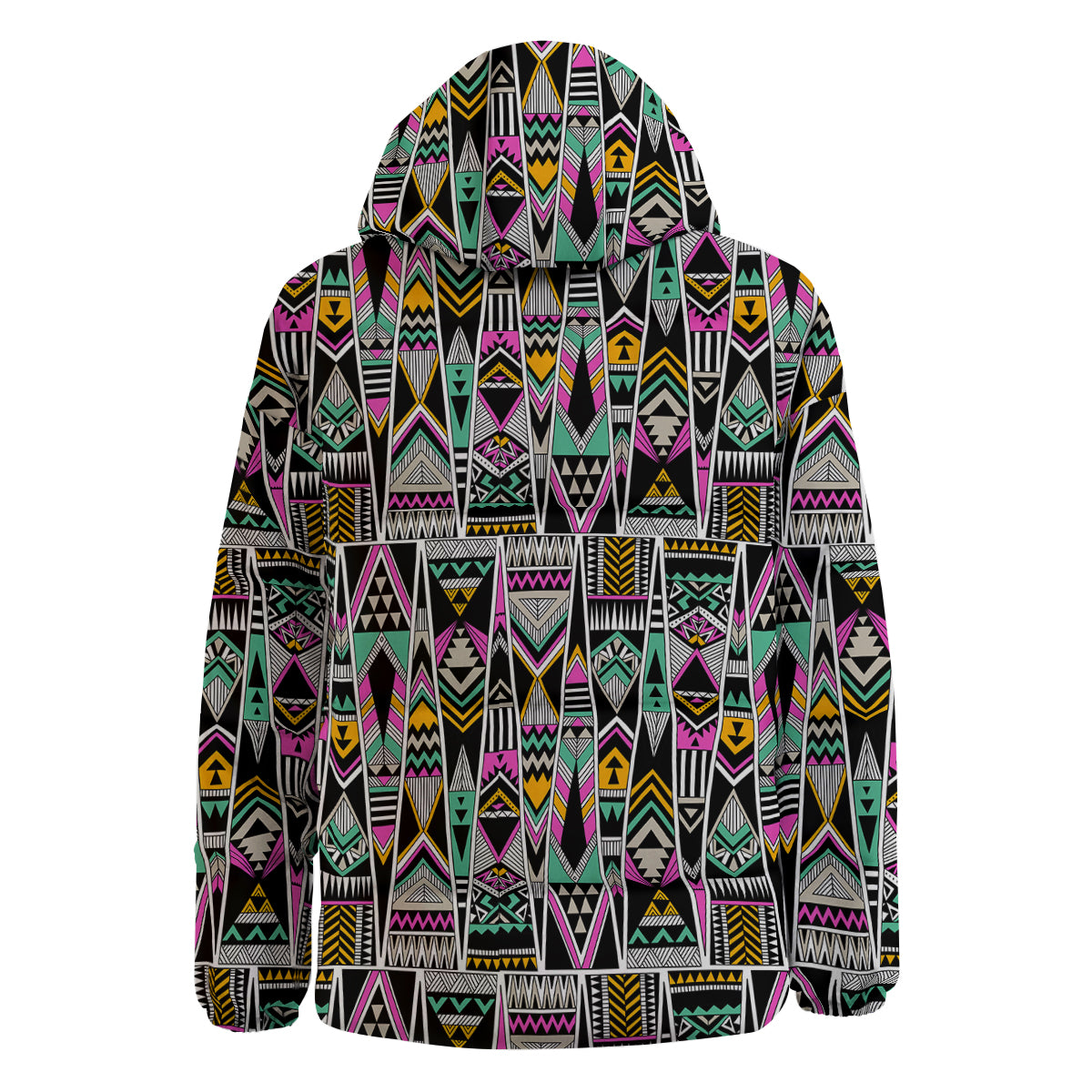 Aztec Tribal Vintage Print Pattern Down Jacket-grizzshop