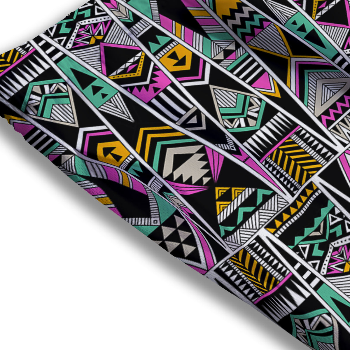 Aztec Tribal Vintage Print Pattern Mesh Shorts