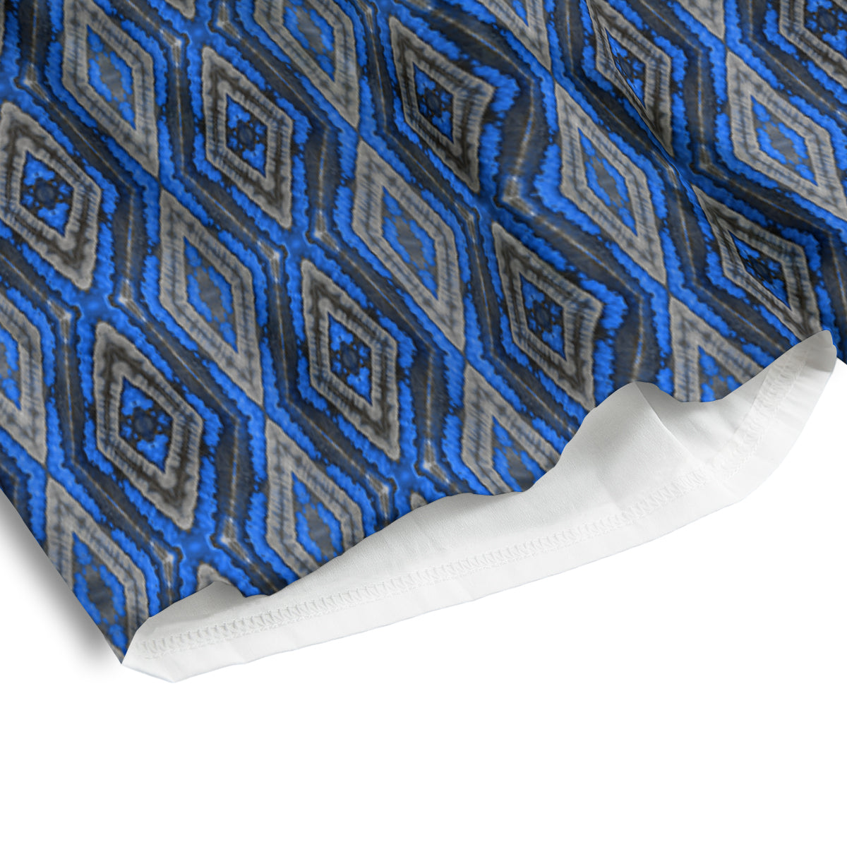 Aztec Trippy Turquoise Ethnic Print Pattern Men's Athletic Shorts