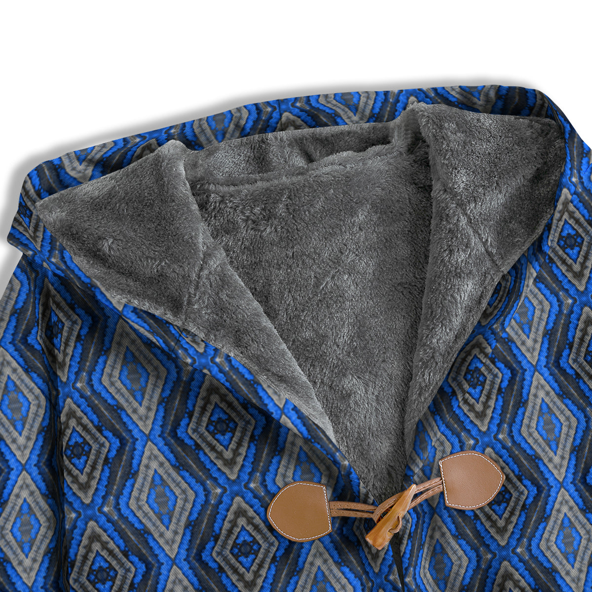 Aztec Trippy Turquoise Ethnic Print Pattern Men's Windbreaker Jacket-grizzshop