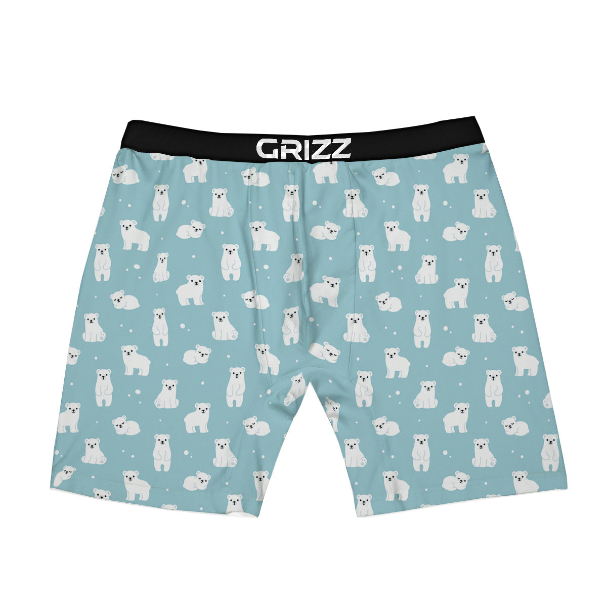 Baby Bear Cartoon Cute Print Pattern Boxer Briefs-grizzshop