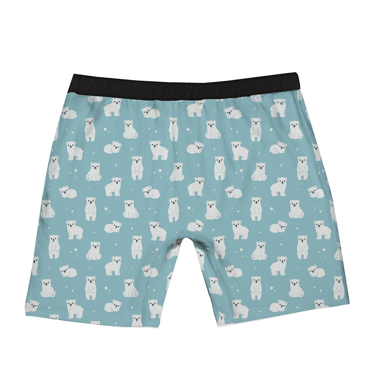 Baby Bear Cartoon Cute Print Pattern Boxer Briefs-grizzshop