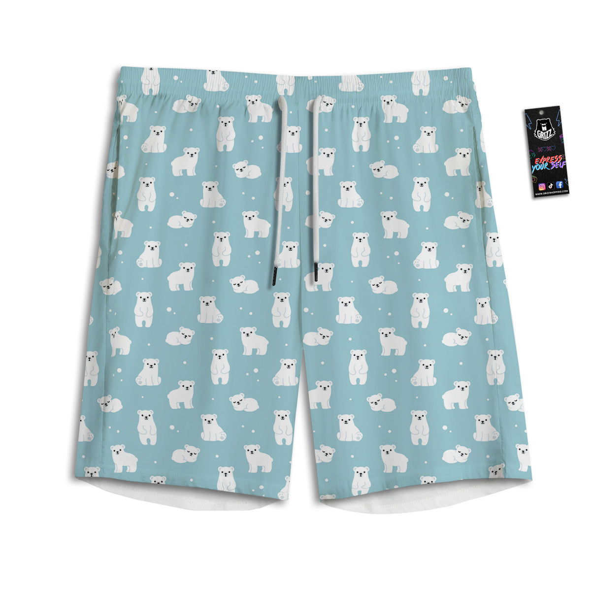 Aztec American Print Pattern Men's Athletic Shorts