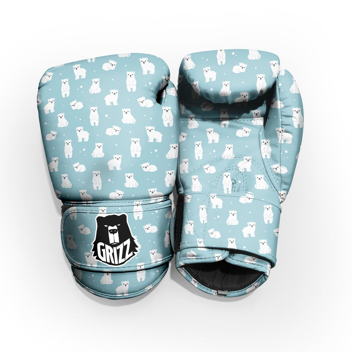 Baby Bear Cartoon Cute Print Pattern Pro Boxing Glove