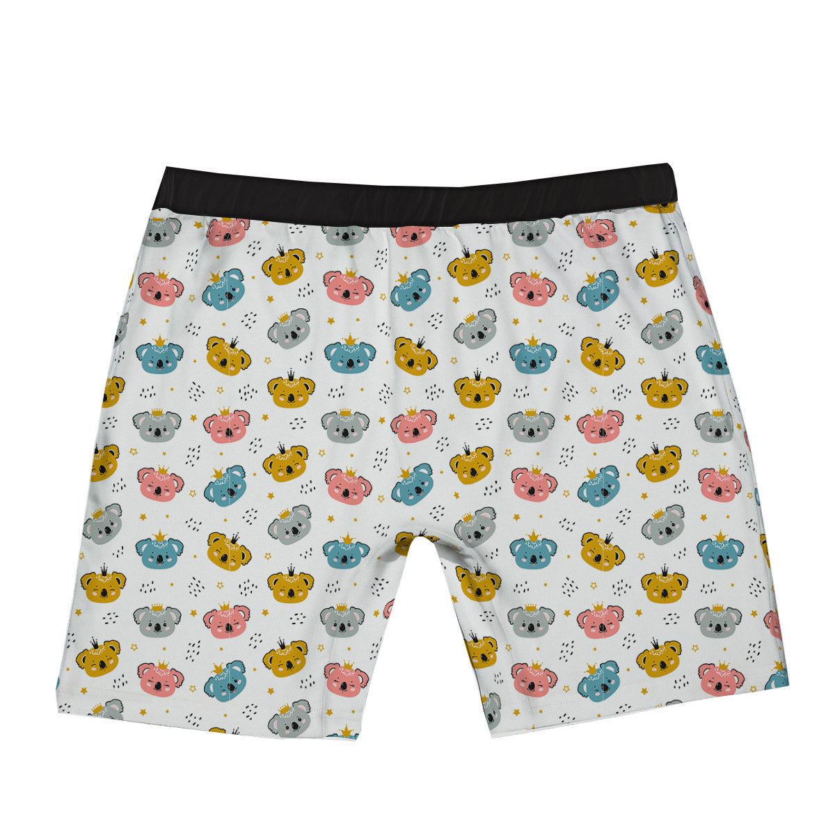 Baby Bear Colorful Cartoon Print Pattern Boxer Briefs-grizzshop
