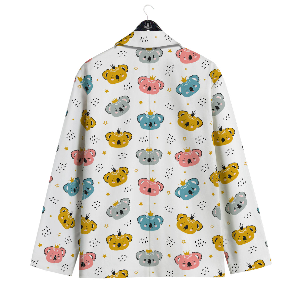 Baby Bear Colorful Cartoon Print Pattern Men's Sport Coat-grizzshop