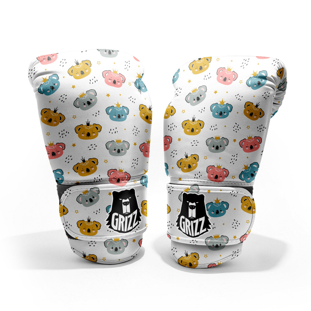 Baby Bear Colorful Cartoon Print Pattern Pro Boxing Glove