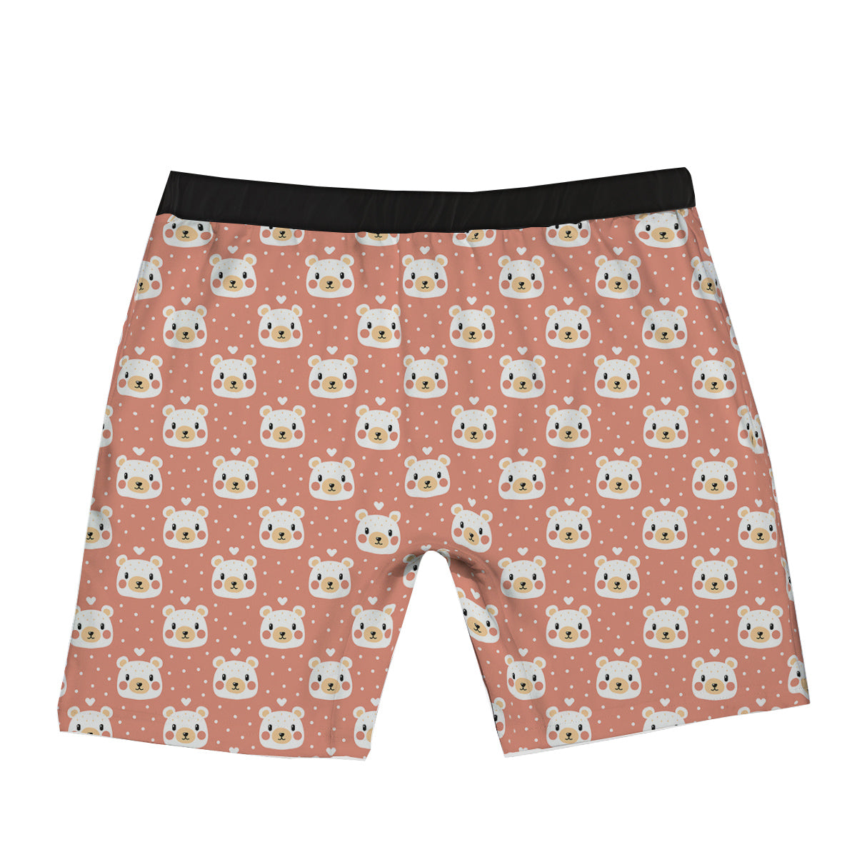 Baby Bear Cute Polka Dot Print Pattern Boxer Briefs-grizzshop